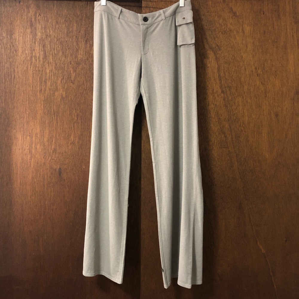 LiViTY Gray Cotton & Hemp Leisure Slacks
